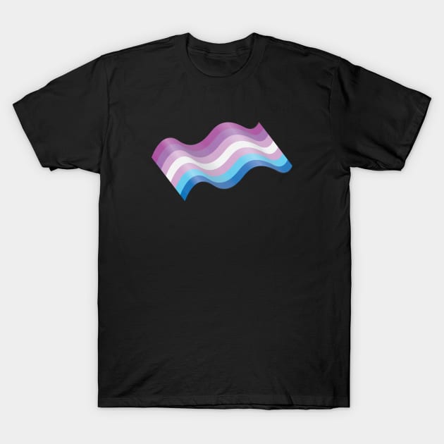 Bigender Pride Flag T-Shirt by traditionation